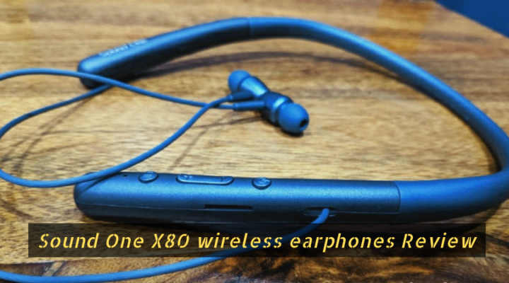 sound one X80 wireless earphones