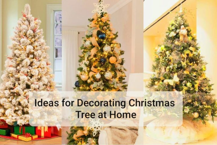how to decorate christmas tree at home