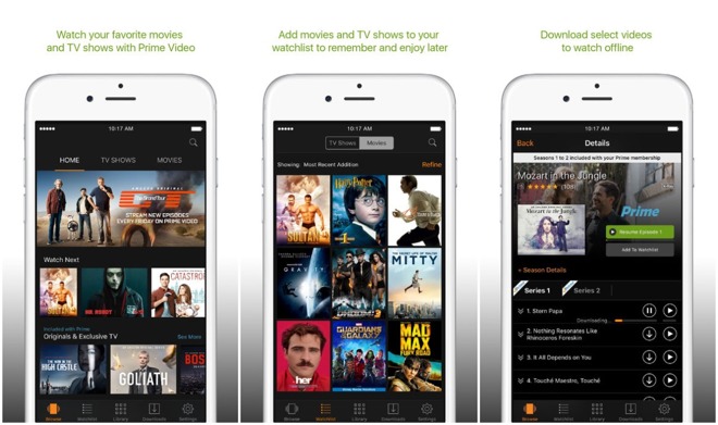 Amazon prime Video: Best Video Streaming iOS Apps