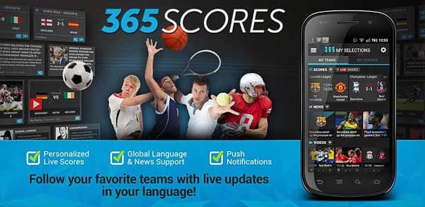 365Scores: Most Downloaded Sports Apps