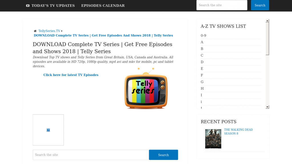 Telly Series: 100% Free: 9 Websites To Download TV Series 
