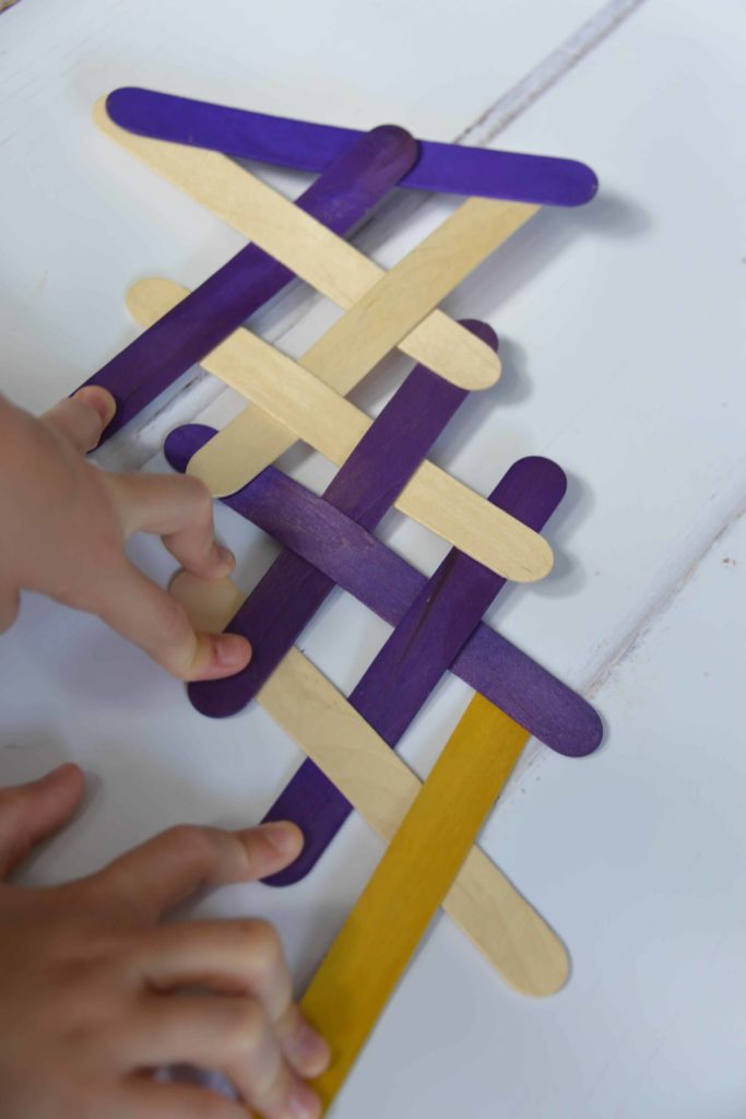 Build a Chain Reaction with Popsicle or Craft Sticks