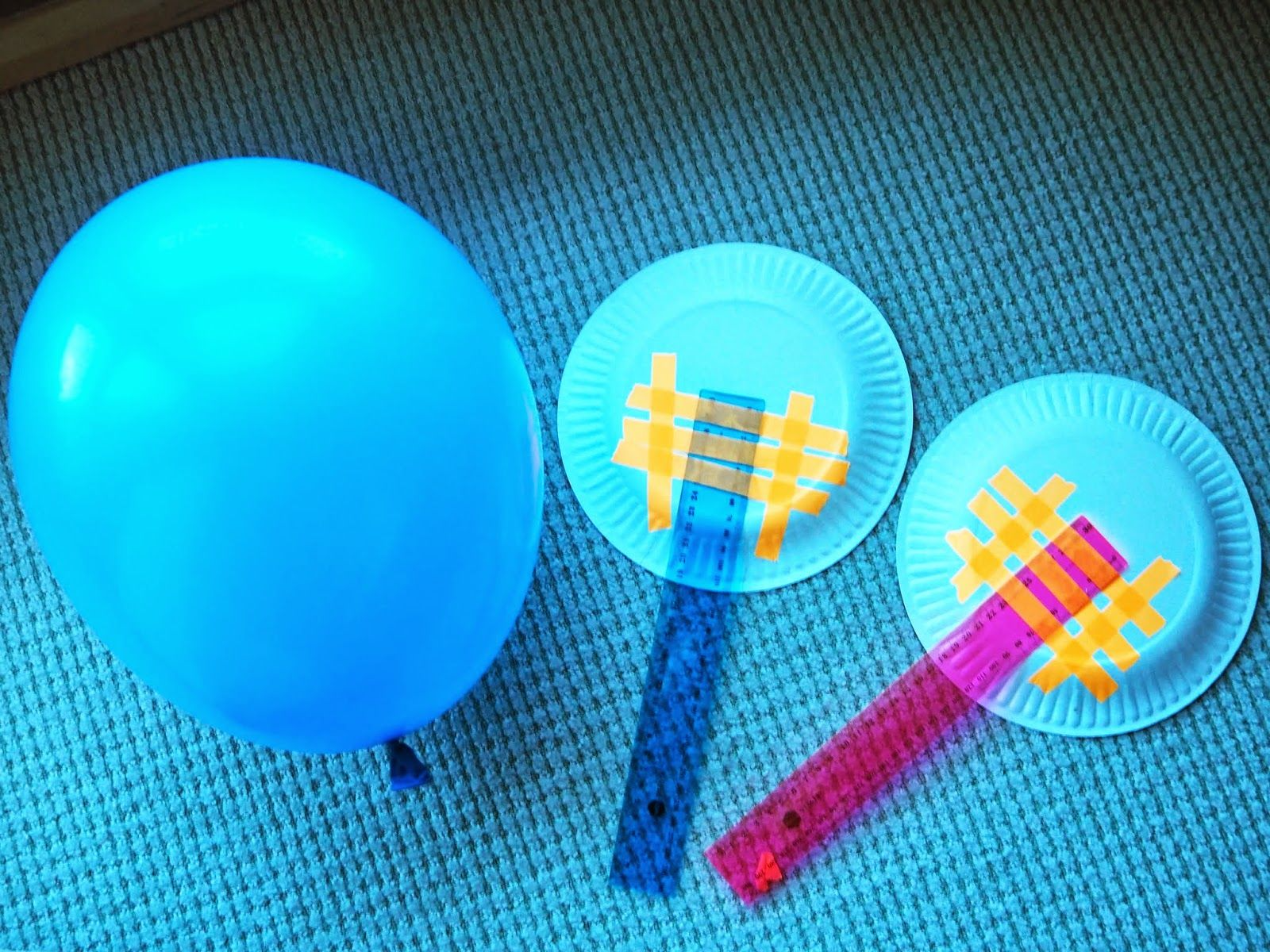 Paper Plate Balloon Tennis