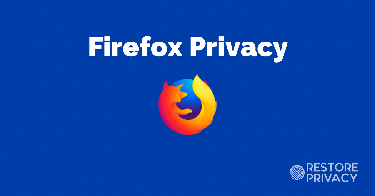 Firefox privacy