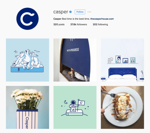 Casper Instagram Feed: Instagram Post Ideas