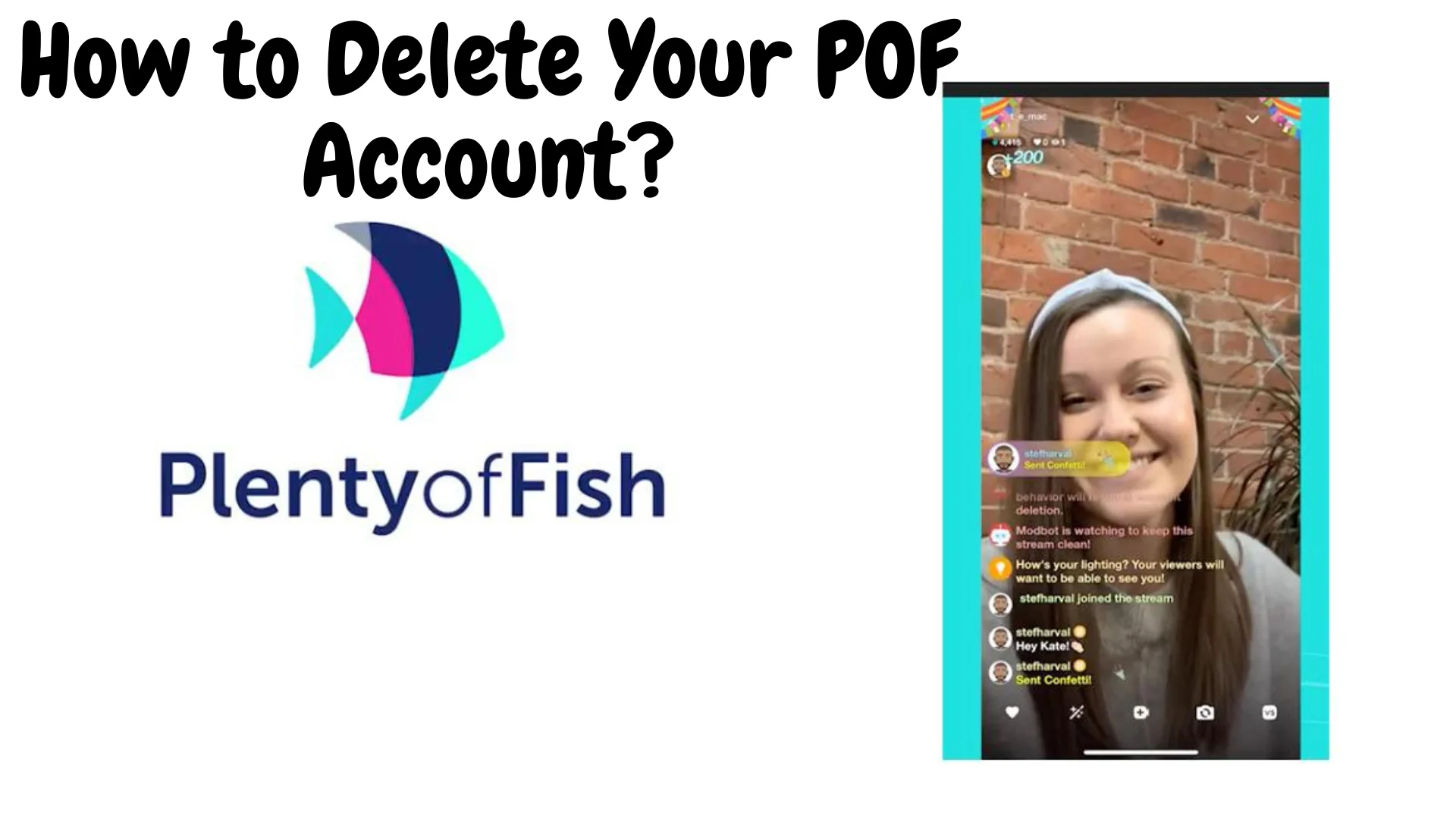 Delete your POF Account