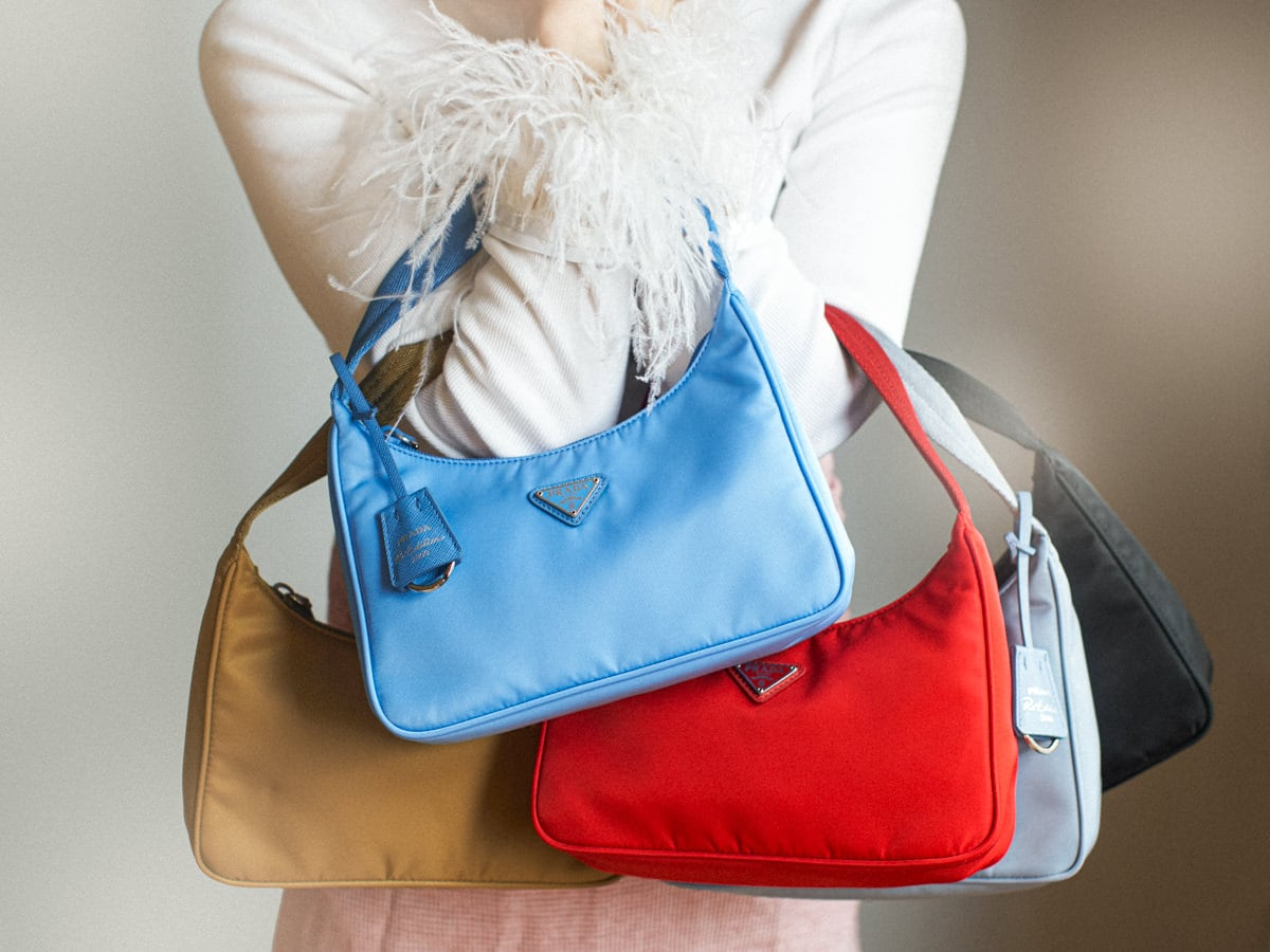 Prada nylon mini Designer Handbags