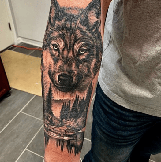 Powe Animal Native American Tattoo