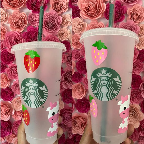 Starbucks Strawberry cups