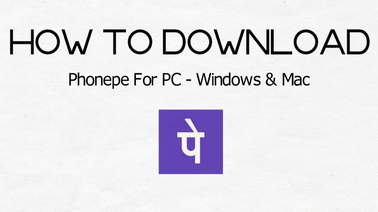 Download PhonePe App on PC 
