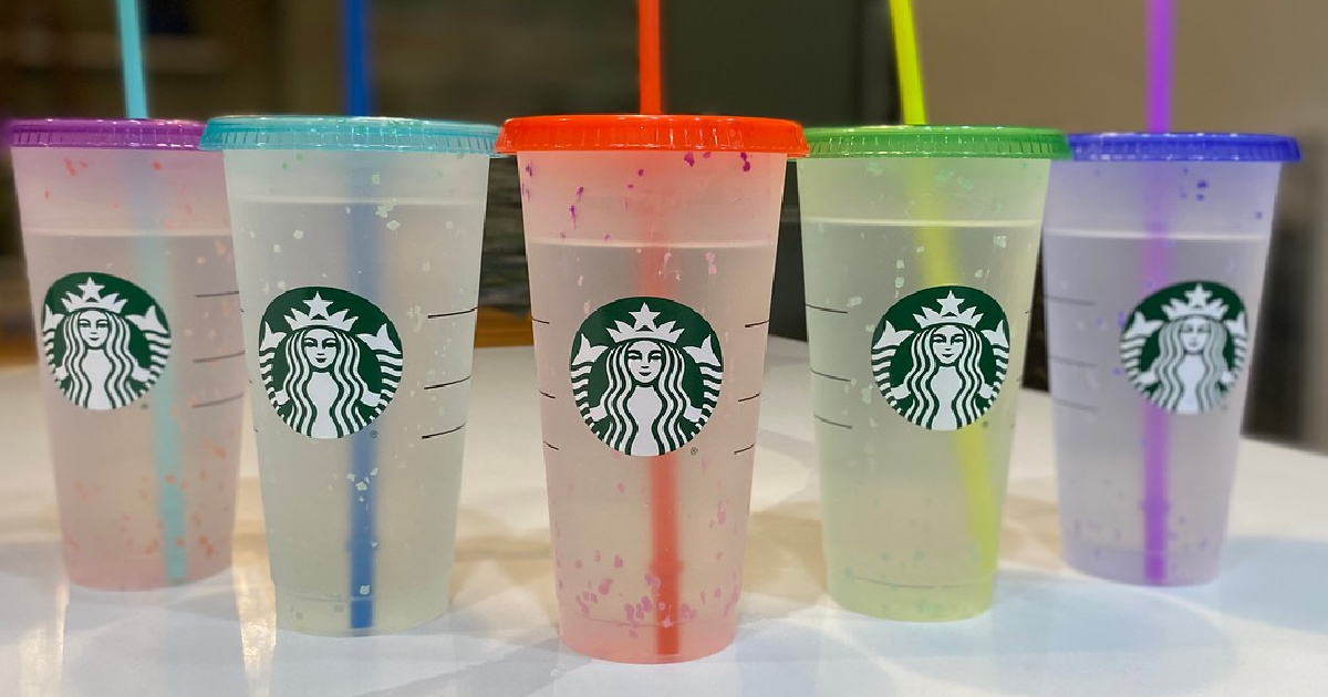 Starbucks color-changing cups: Starbucks Summer Cups Collection