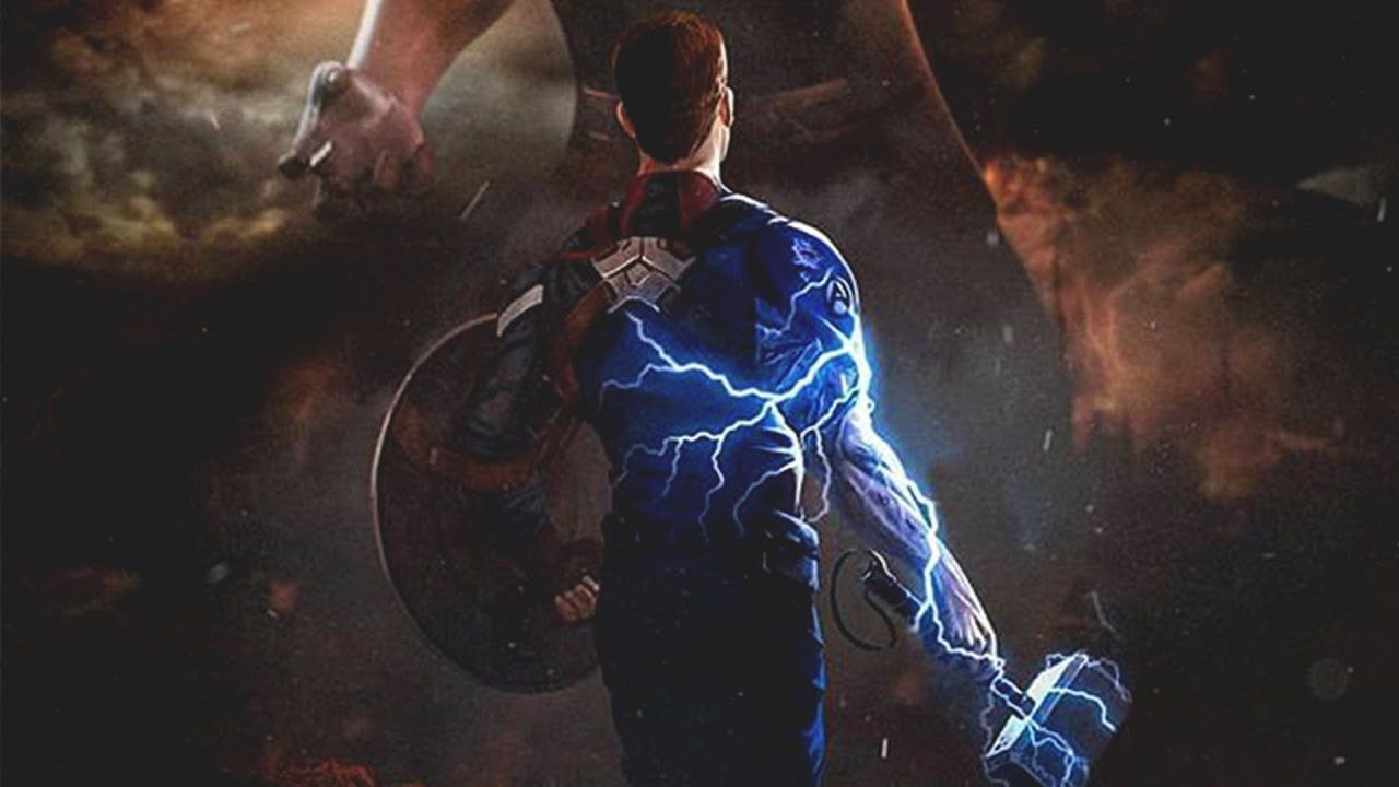 Captain America Lifts Mjolnir