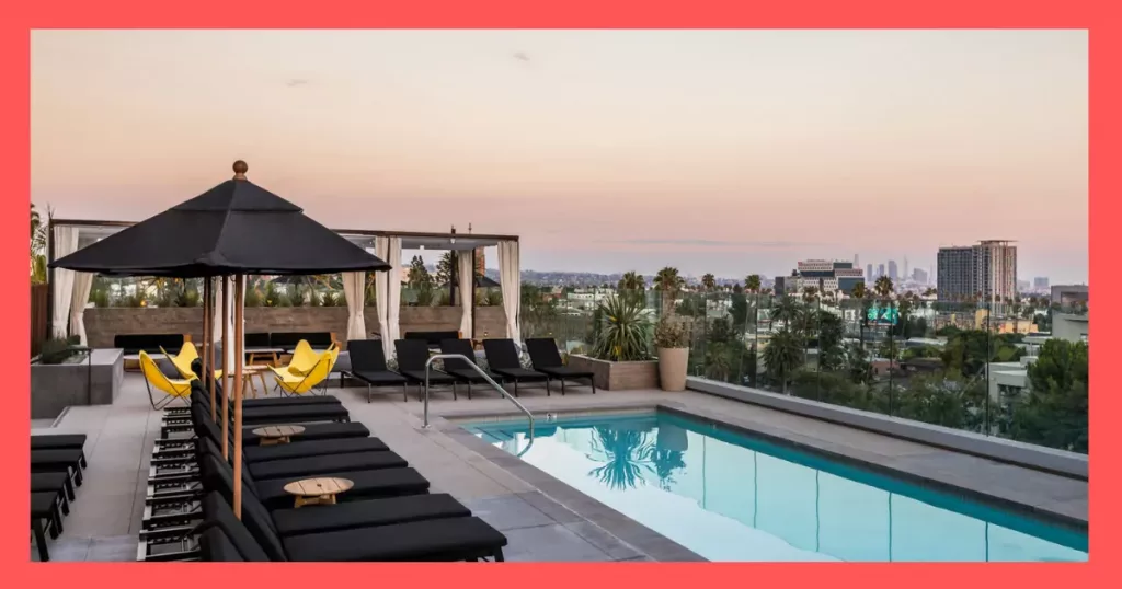 Kimpton Everly Hotel  5 Best Hotels with Pool in LA | Swim like a Swan