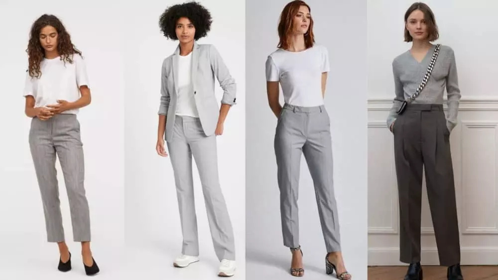 gray dress pants: What To Wear With Gray Dress Pants