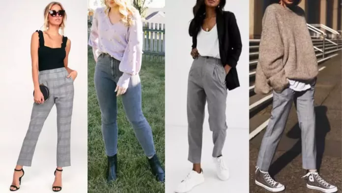 5 Popular Ways To Style Gray Dress Pants|New Style Everyday!
