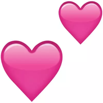 pink hearts on snapchat