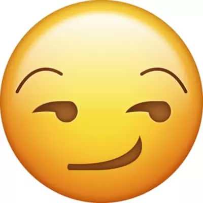 smirking emoji on snapchat