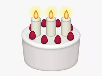birthday cake emoji on snapchat
