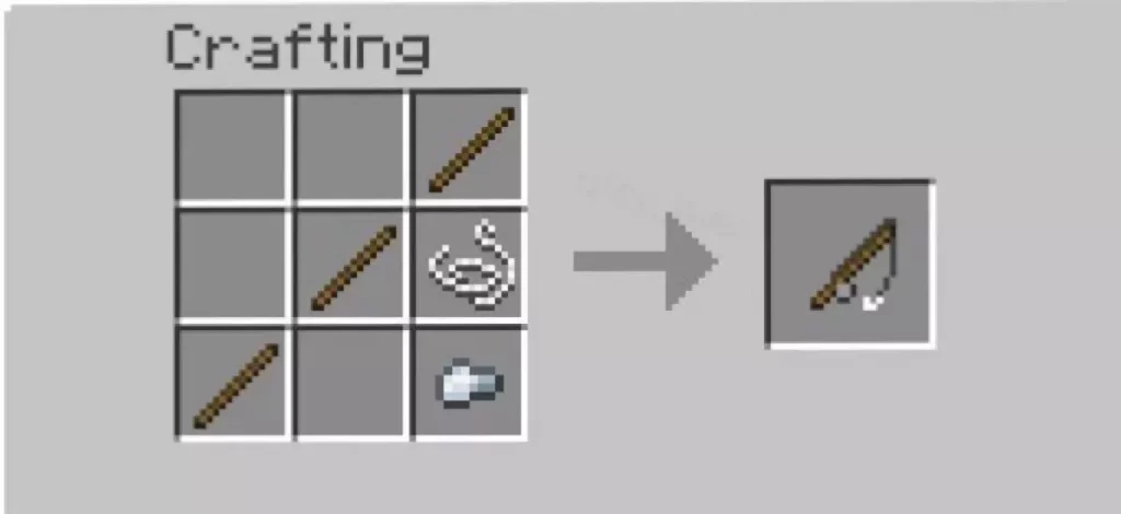 How to craft a fishing rod