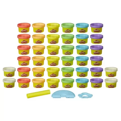10# Play-Doh Ultimate Rainbow 40 Pack 
