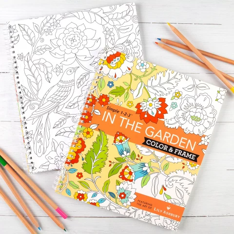 13# New Seasons Garden Coloring Book 