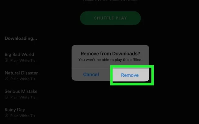 Method 5: How To Remove Downloads From A Spotify Playlist? 