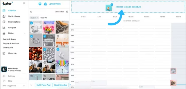 Method 5: How to Post on Instagram Using a Scheduler 