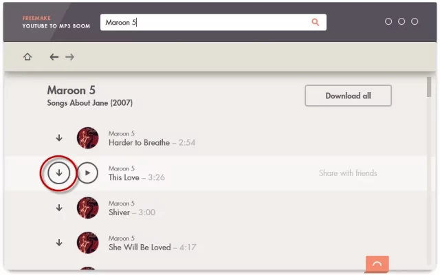1# Use Freemake Music Downloader To Download YouTube Music For Free!