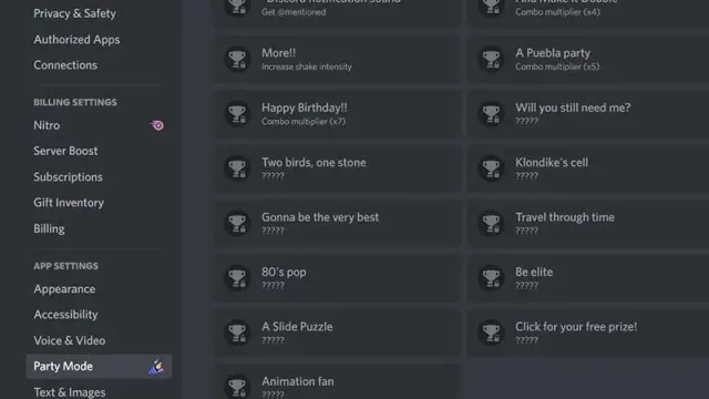How To Get All Discord Party Mode Achievements?