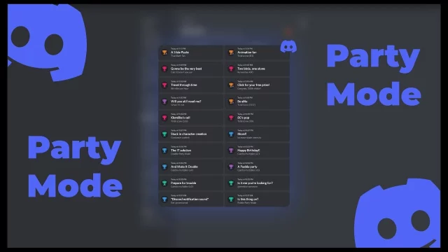 How To Get All Discord Party Mode Achievements?