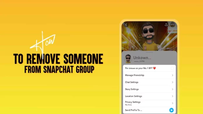 How To Remove People From Snapchat Groups?