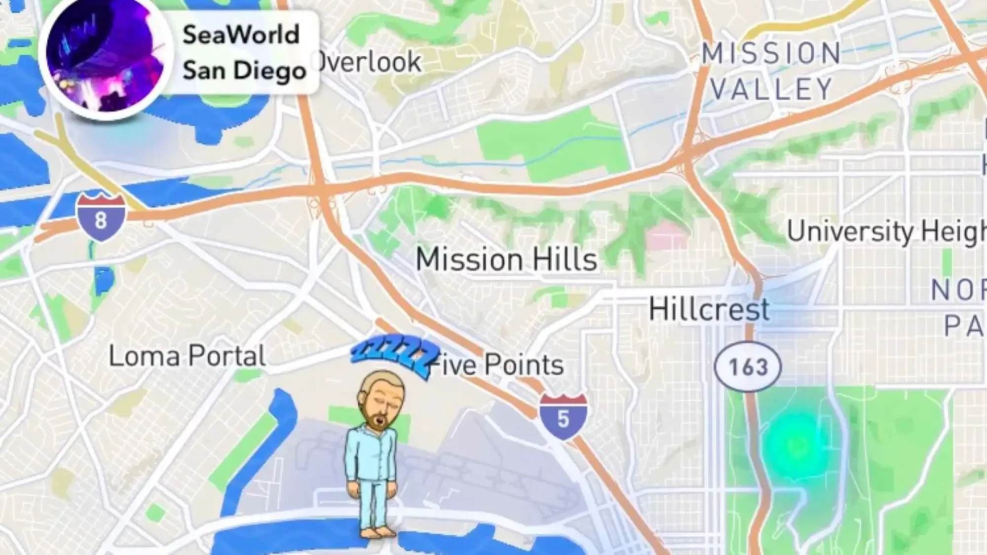 What Is The Holding Phone Bitmoji On Snap Map?