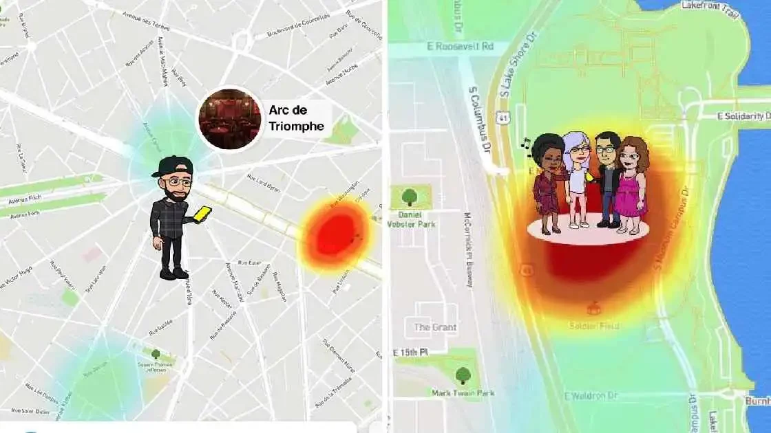 What Is The Holding Phone Bitmoji On Snap Map?